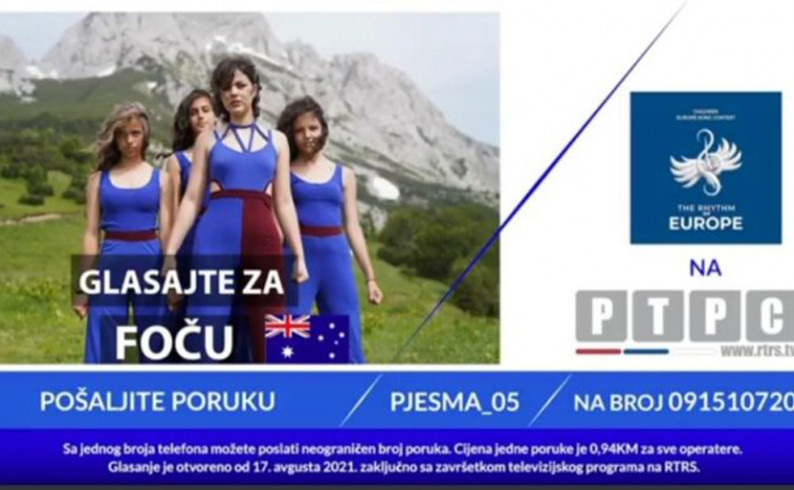 Počelo glasanje za Ritam Evrope- podržimo mlade Fočanke
